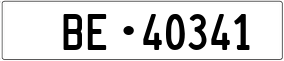 Truck License Plate